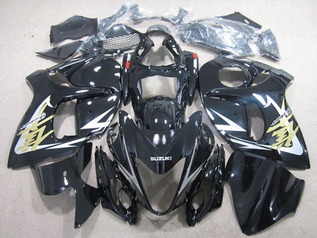 Black Gold Decal 08-19 Suzuki GSXR 1300 Hayabusa Motorcycle Fairings