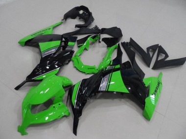 Black Green 13-16 Kawasaki ZX300R Motorcycle Fairing