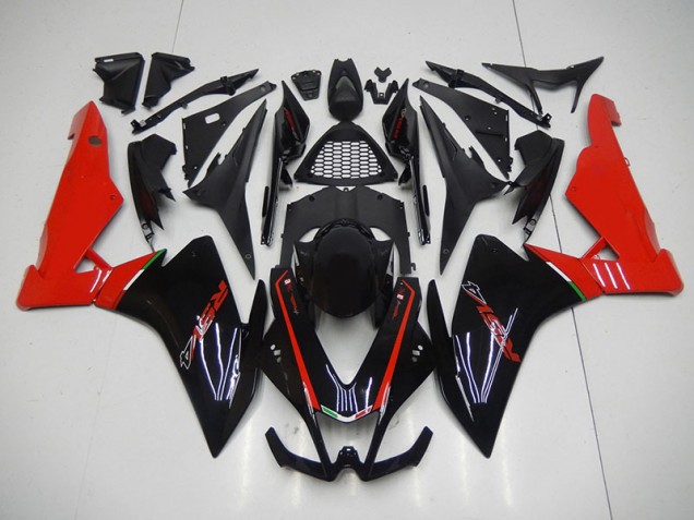 Black Red 09-15 Aprilia RSV4 Motorcycle Fairings