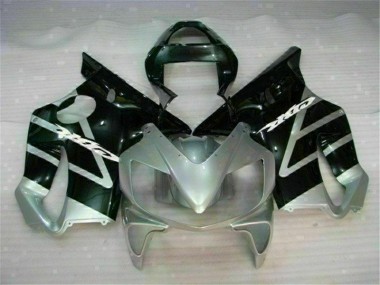 Black Silver 01-03 Honda CBR600 F4i Motorcycle Fairings