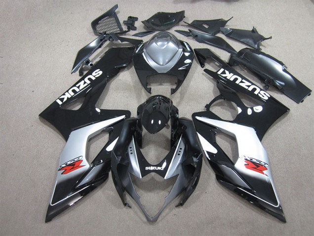 Black White Decal 05-06 Suzuki GSXR 1000 Motorcycle Fairings