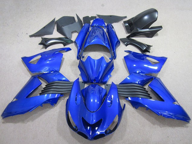 Blue 06-11 Kawasaki ZX14R ZZR1400 Motorcycle Fairing