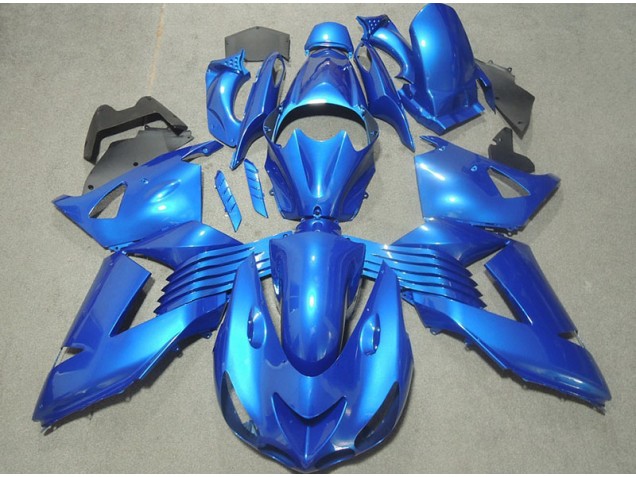 Blue 06-11 Kawasaki ZX14R ZZR1400 Motorcycle Fairings