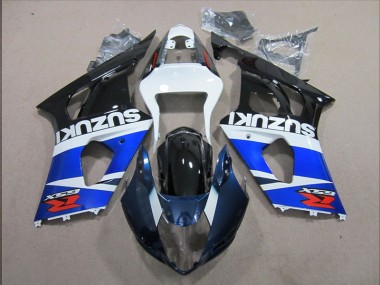 Blue White Decal 03-04 Suzuki GSXR 1000 Motorcycle Fairings