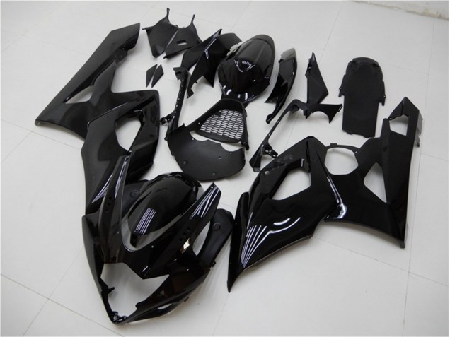 Glossy Black 05-06 Suzuki GSXR 1000 Motorcycle Fairings