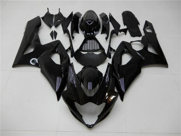 Glossy Black 05-06 Suzuki GSXR 1000 Motorcycle Fairings