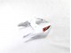 White Black 13-16 Kawasaki EX300 Motorcycle Fairings