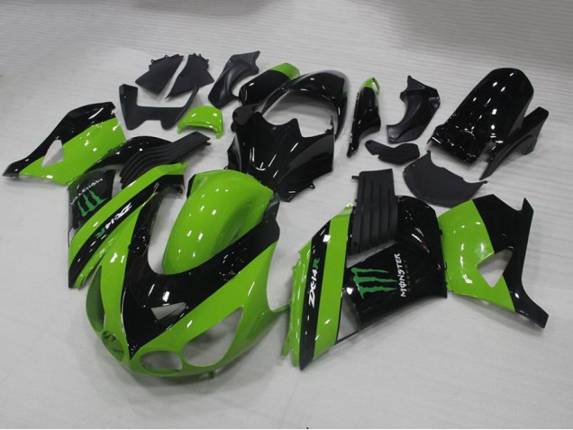 Green Monster 06-11 Kawasaki ZX14R ZZR1400 Motorcycle Fairings