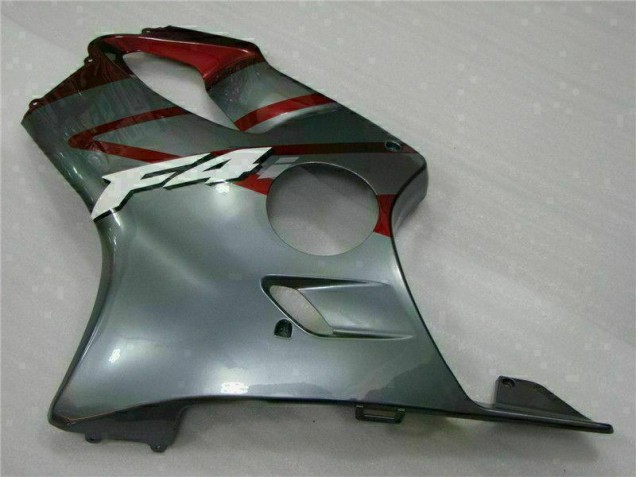 Red Silver 01-03 Honda CBR600 F4i Motorcycle Fairing