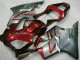 Red Silver 01-03 Honda CBR600 F4i Motorcycle Fairing