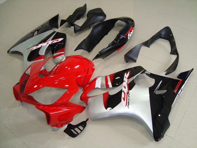 Red Silver 04-07 Honda CBR600 F4i Motorcycle Fairings