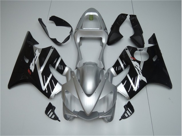 Silver Black 01-03 Honda CBR600 F4i Motorcycle Fairings