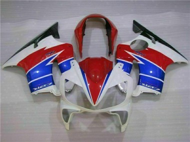 White Red 04-07 Honda CBR600 F4i Motorcycle Fairings