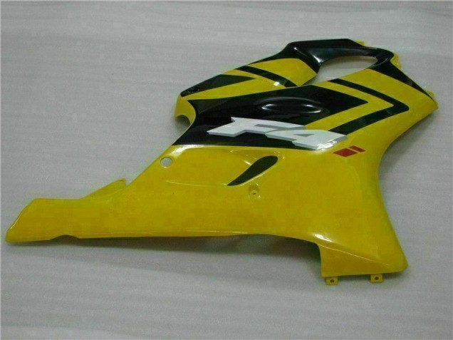 Yellow 04-07 Honda CBR600 F4i Motorcycle Fairings